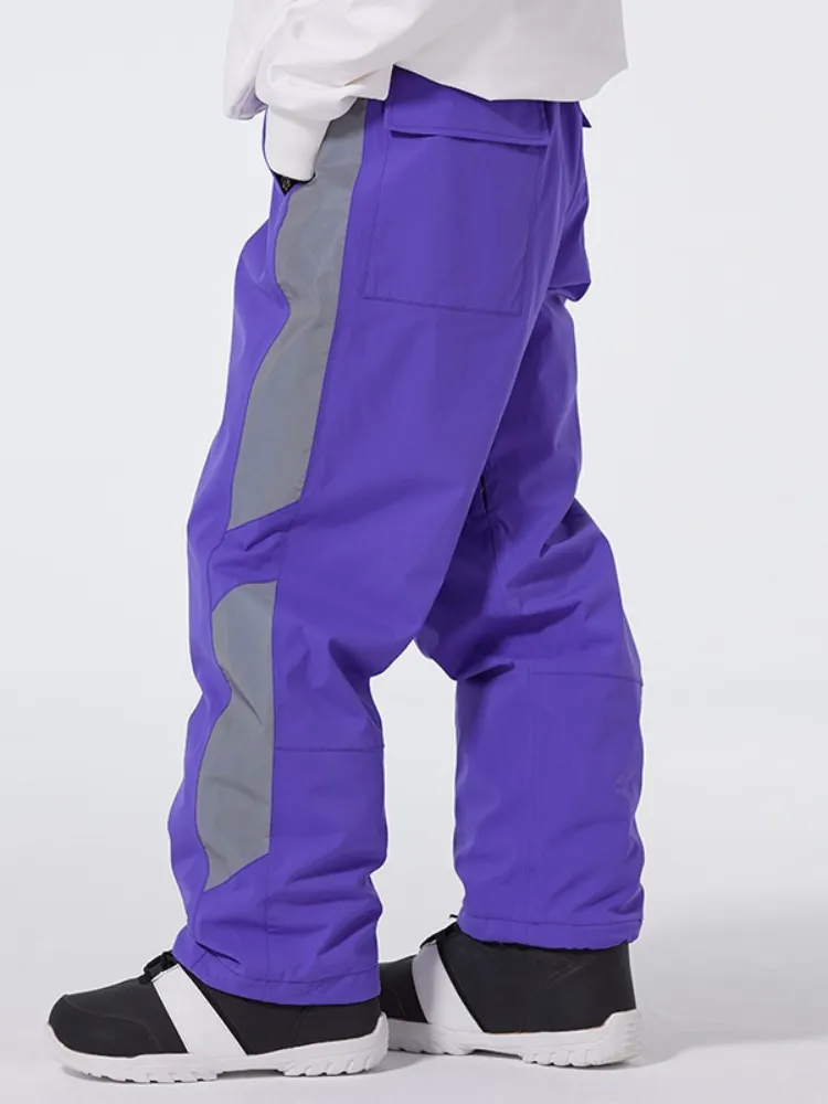 ARCTIC QUEEN Reflective Snowboard Pants - Unisex