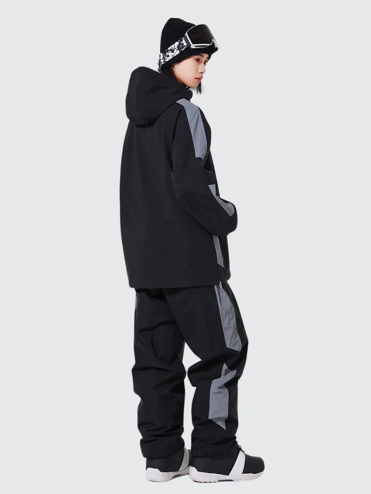 ARCTIC QUEEN Reflective Snowboard Pants - Unisex