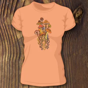 Autumn Mushroom women's tee