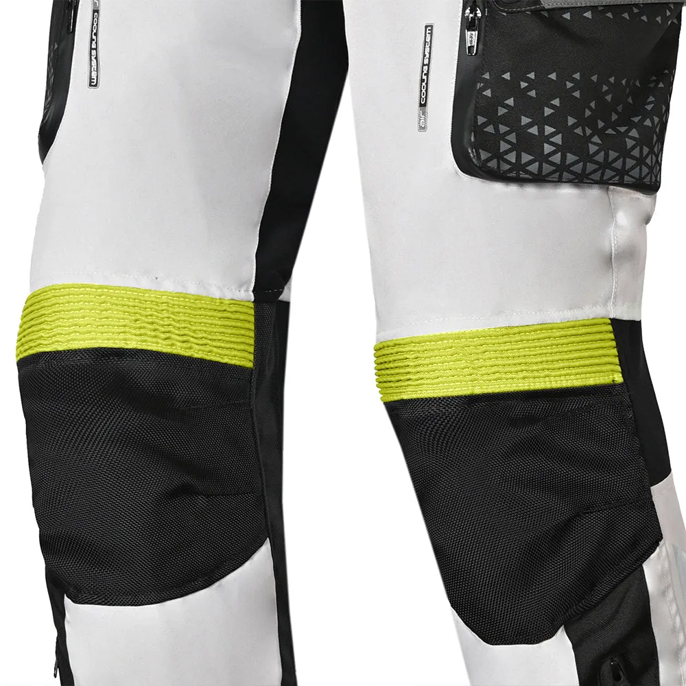 BELA Crossroad Extreme WR - Textile Pant - Ice Black Yellow Flouro