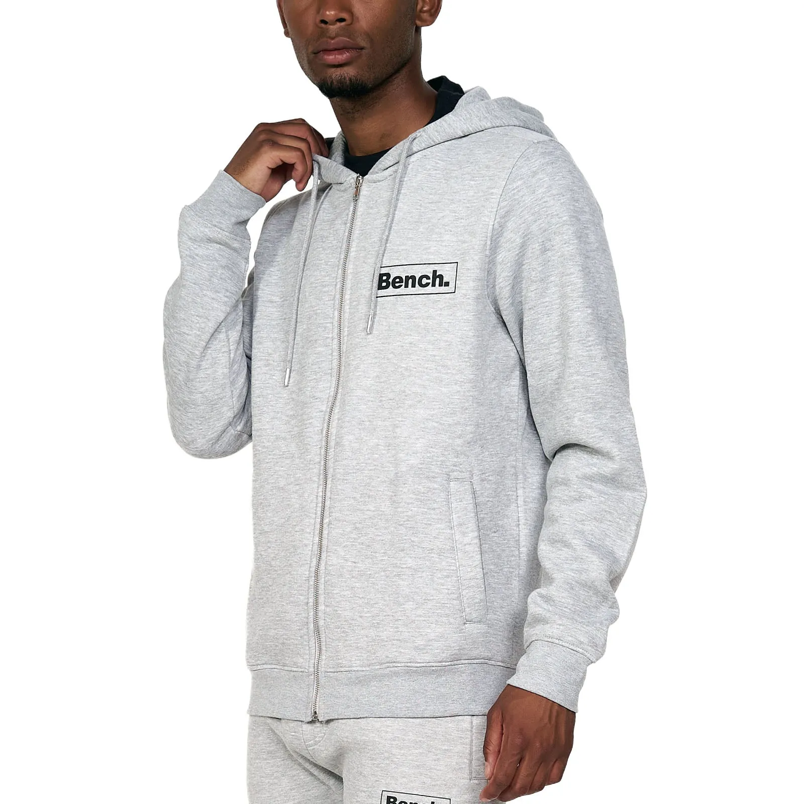 Bench Mens Irving Hooded Full Zip Hoodie