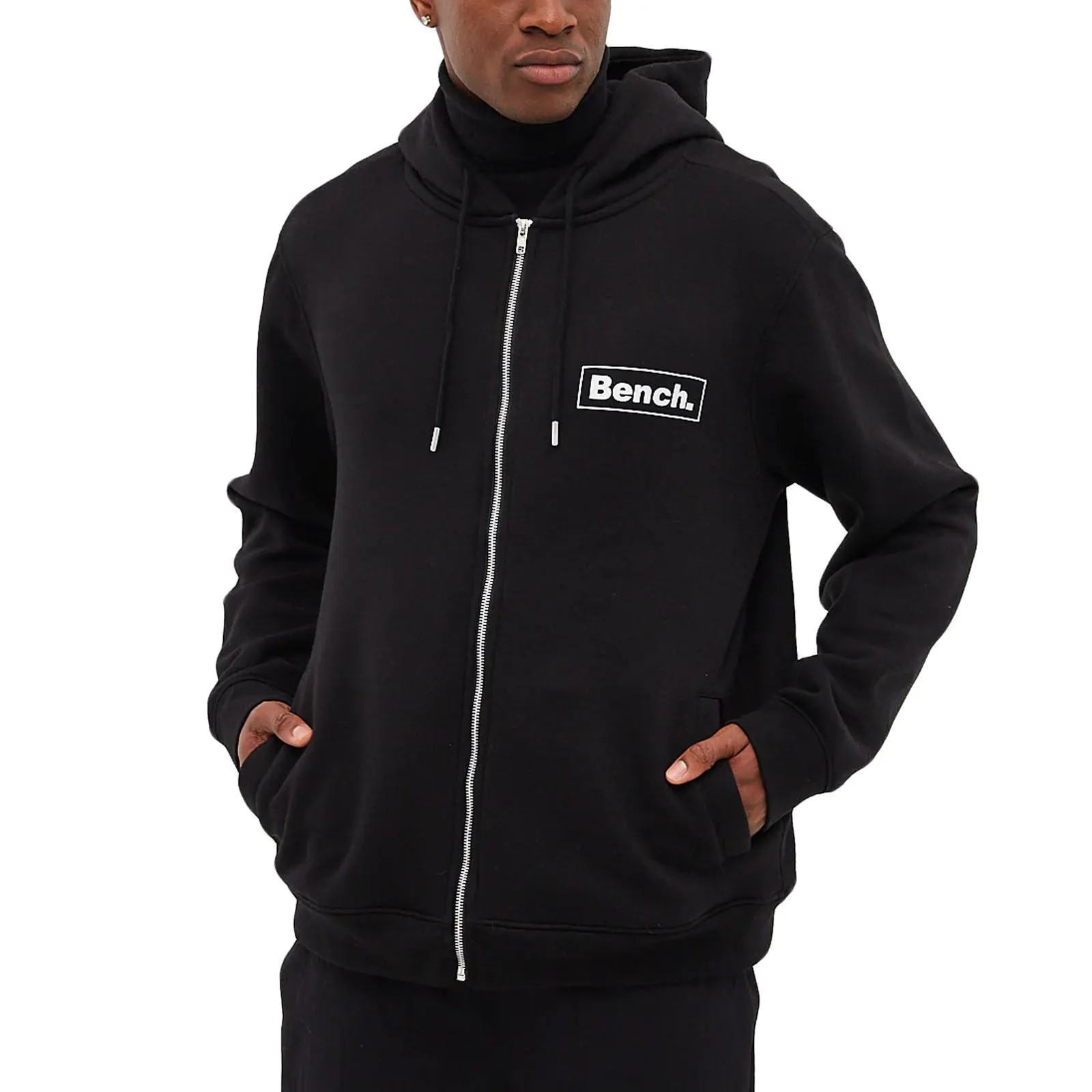 Bench Mens Irving Hooded Full Zip Hoodie