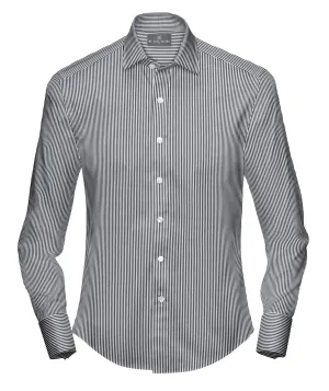 Black Stripe Dress Shirt