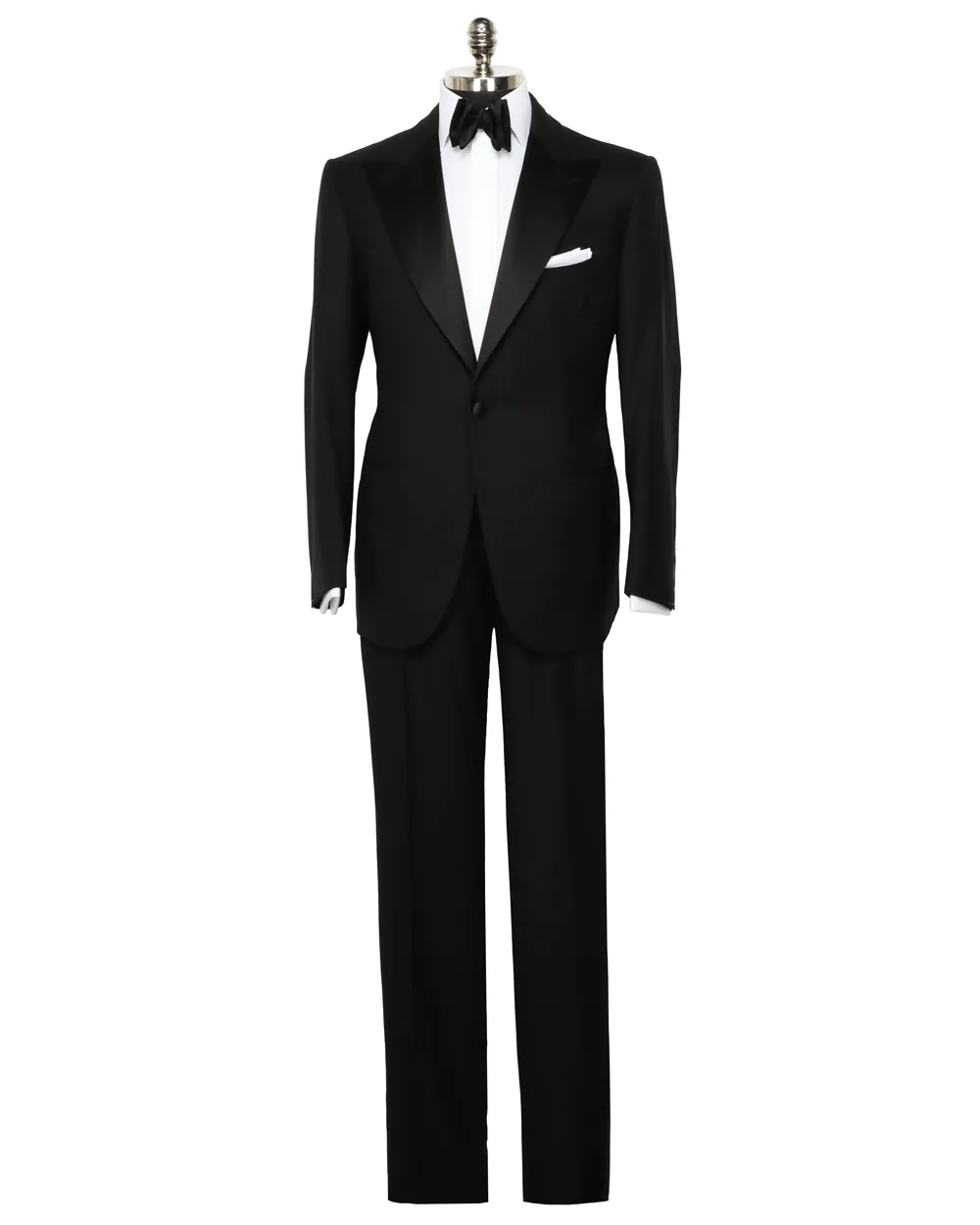 Black Super 150s Wool Tuxedo