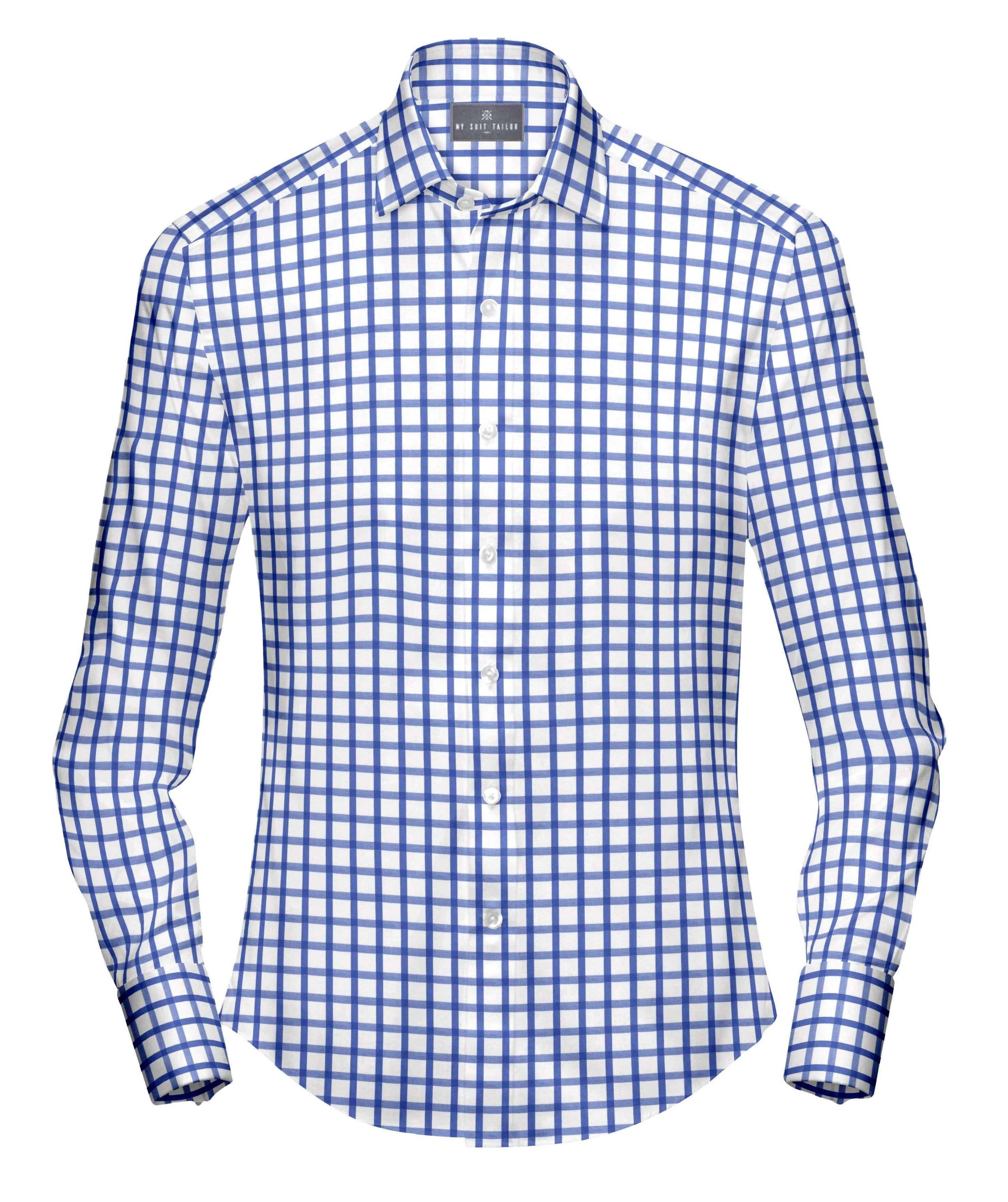 Blue Check Dress Shirt