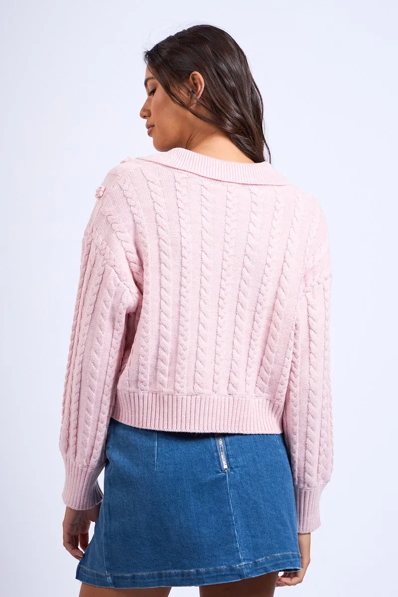 Blush and Bloom Sweater