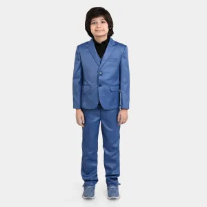 Boys Suit 3Pc W-23-Blue