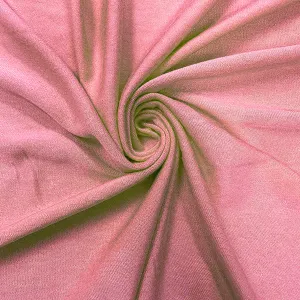 Carnation Pink Solid Rayon Spandex Jersey Knit Fabric