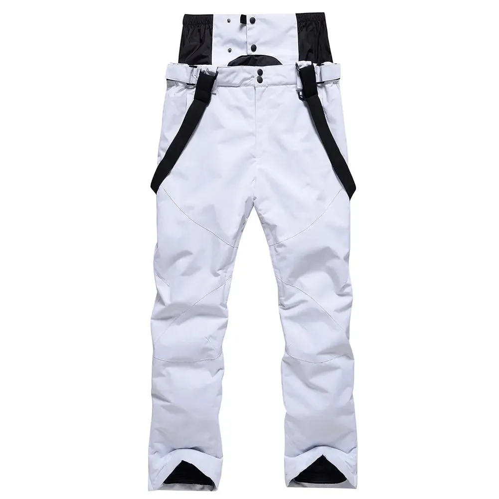 Casual Thicken Men Detachable Ski Bibs & Pants Top Level