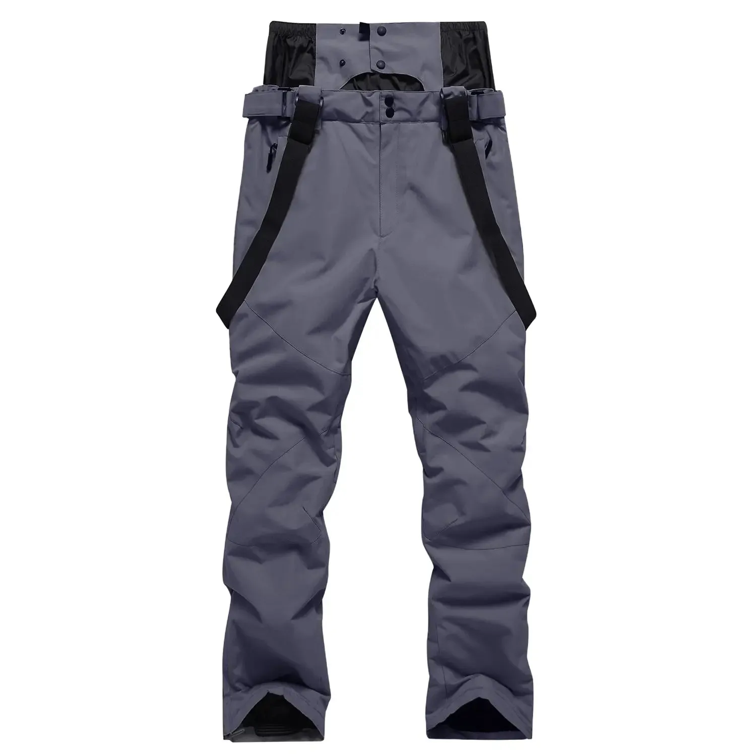 Casual Thicken Men Detachable Ski Bibs & Pants Top Level