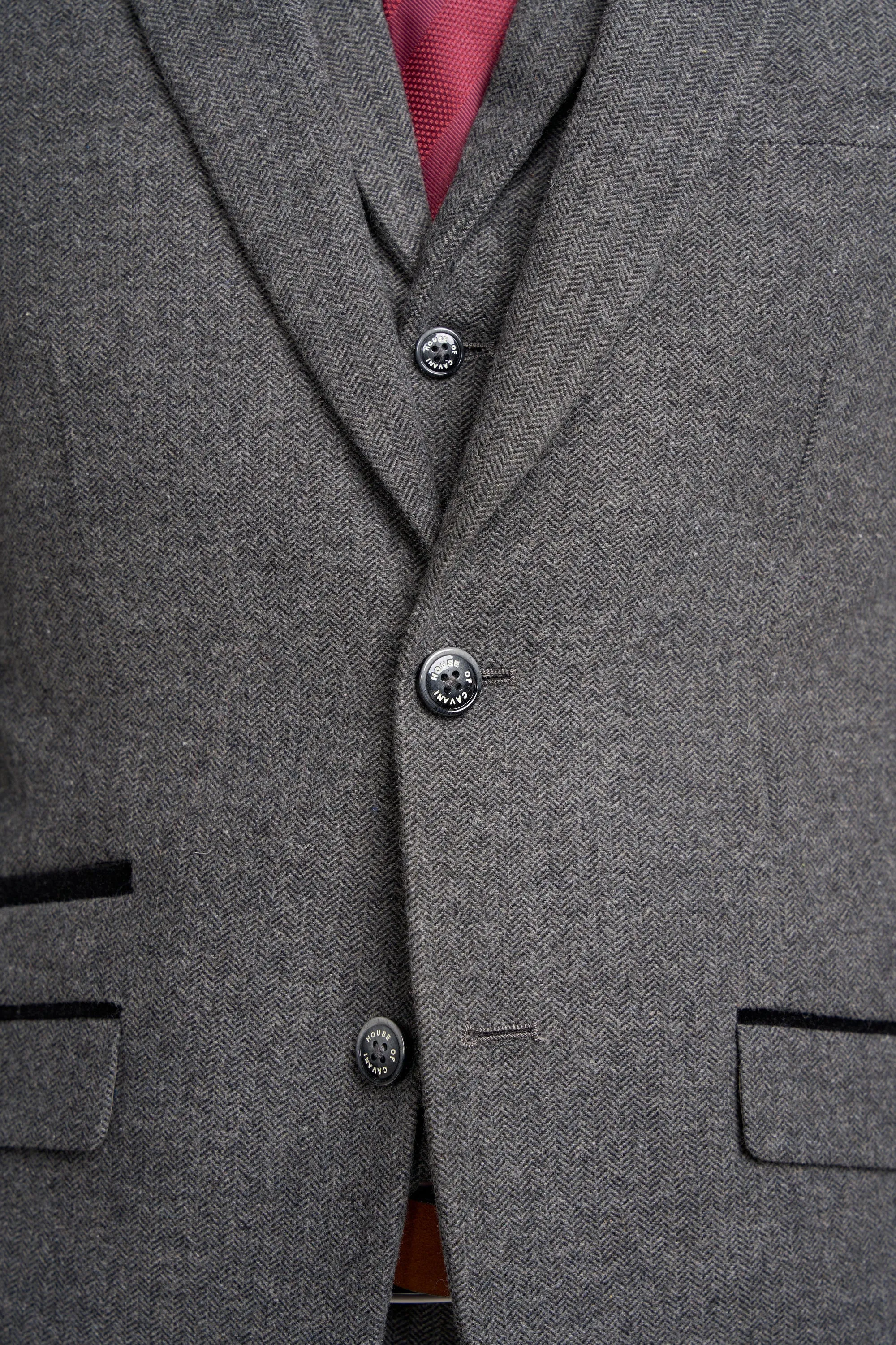 Cosmo Grey Three Piece Suit