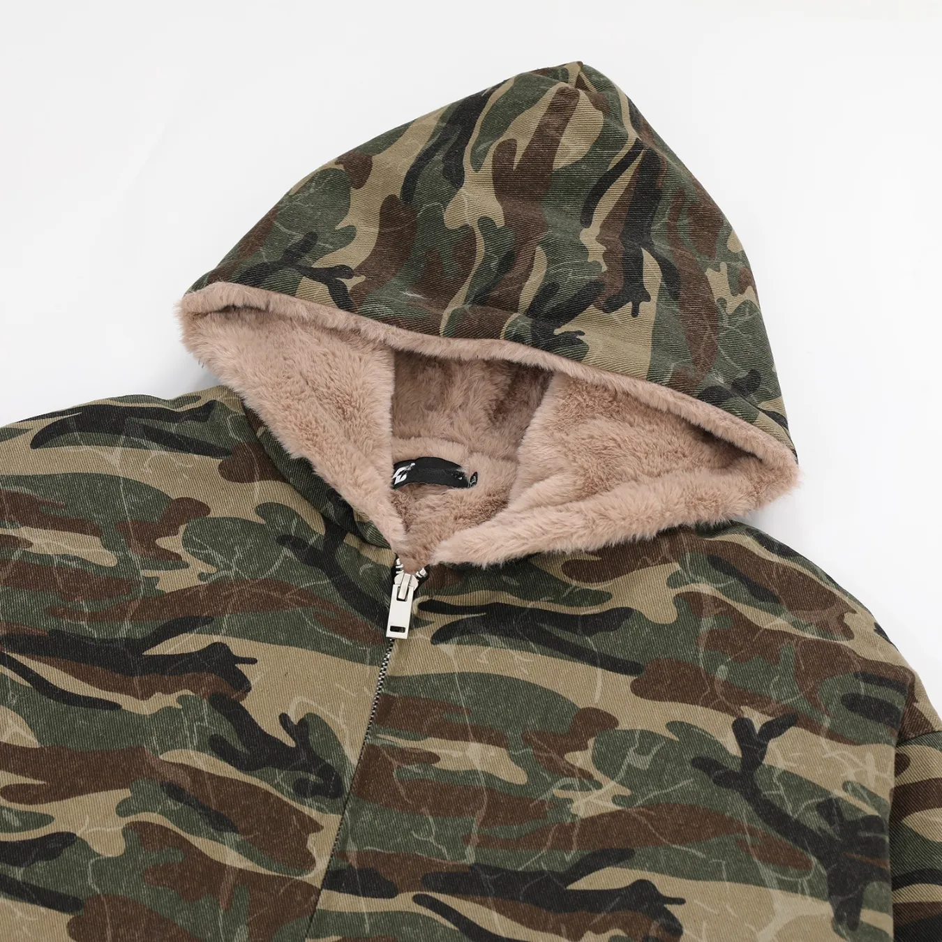 Cozy Camo Fleece Hoodie