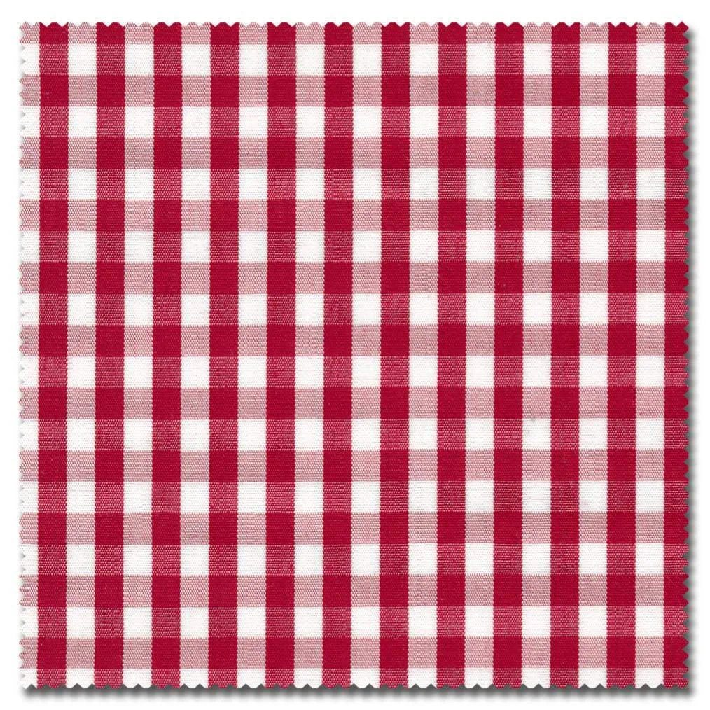 Custom Men's Mini Red Gingham Shirt