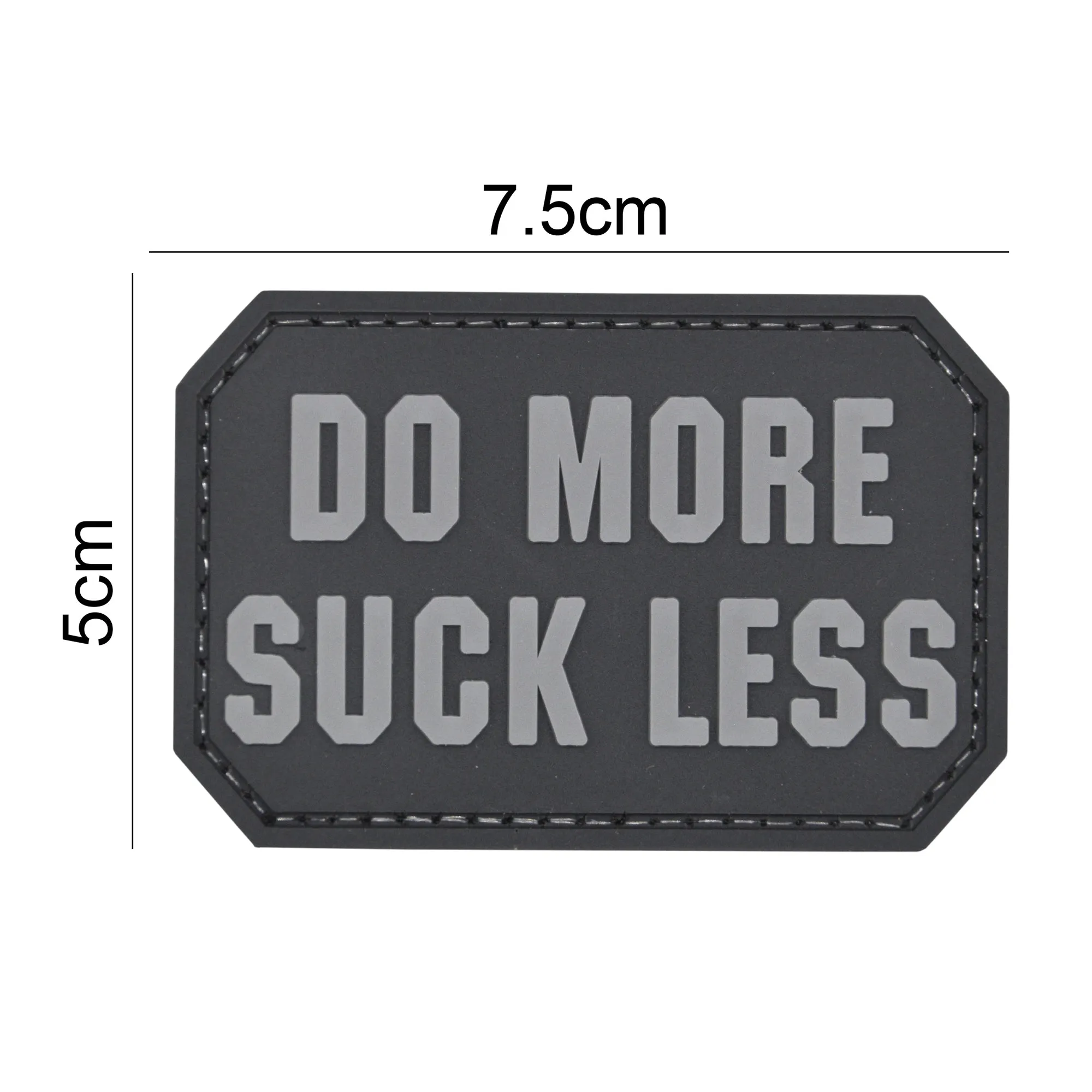 Do More Suck Less Patch Black/Gray