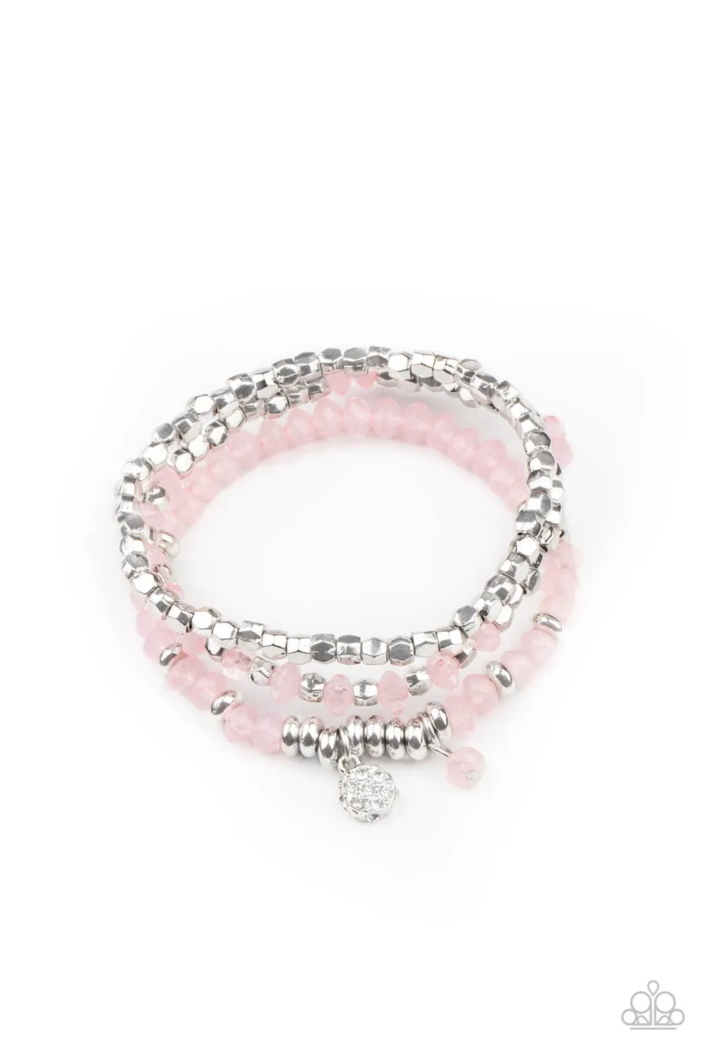 Glacial Glimmer - Pink Bracelet