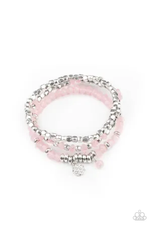 Glacial Glimmer - Pink Bracelet