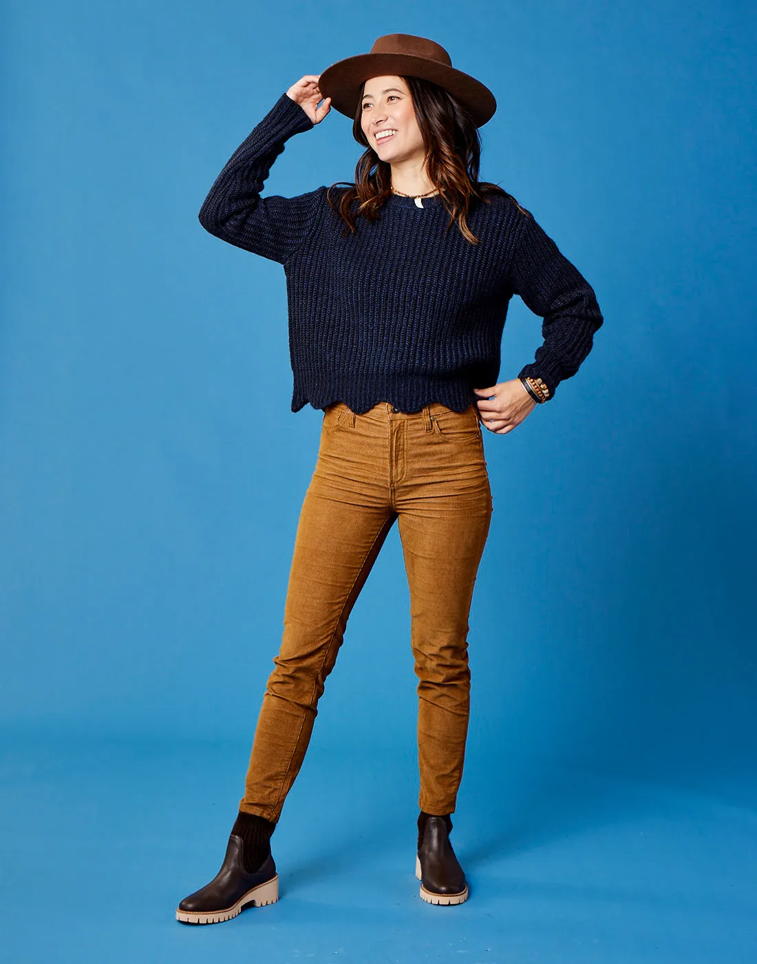 Groton Sweater: Navy Heather - FINAL SALE