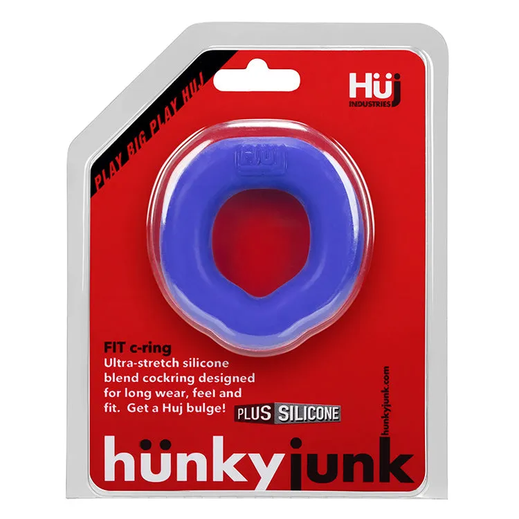 Hünkyjunk FIT Ergo Cock Ring Cobalt