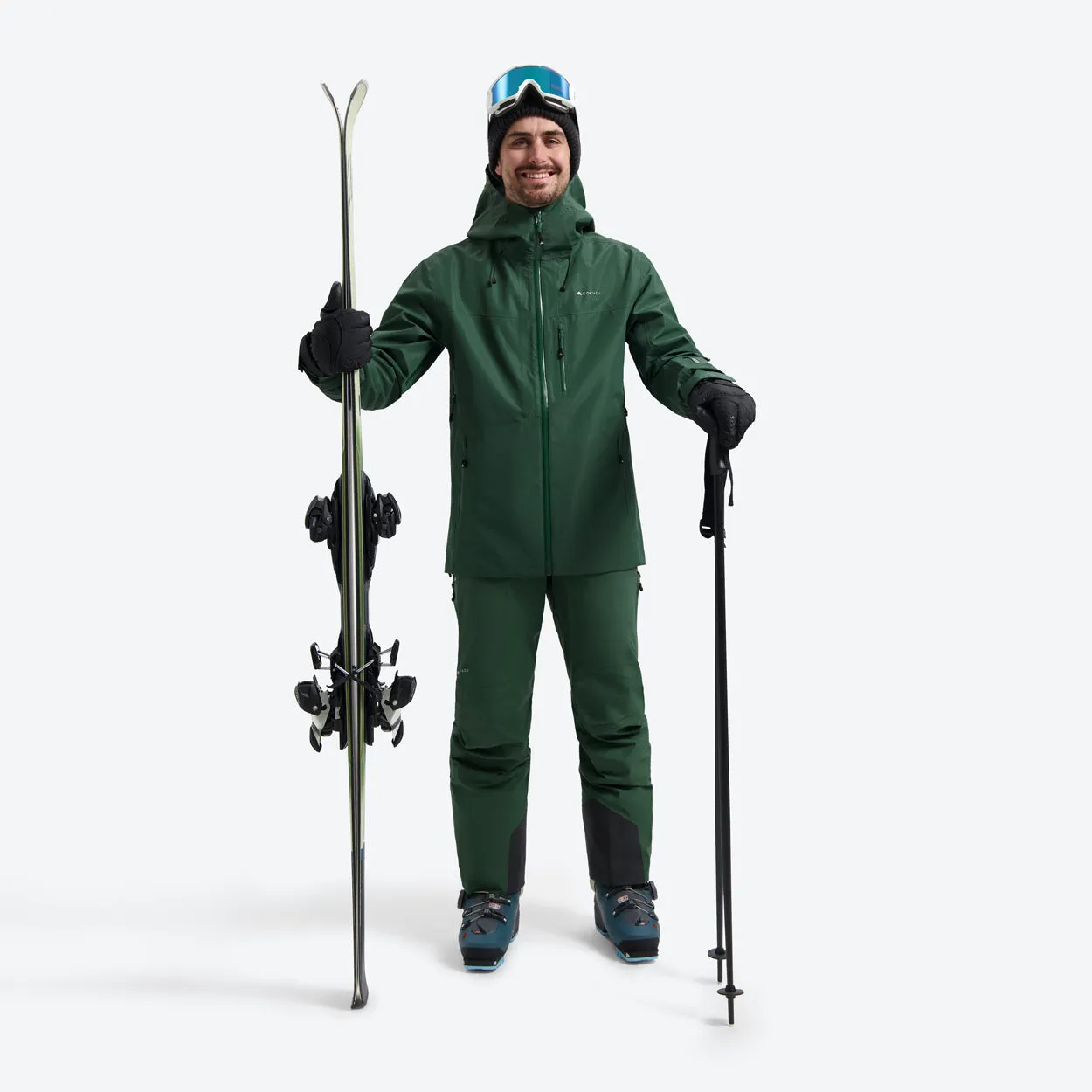 Insulated All weather Shell Pants Dark Green | Men