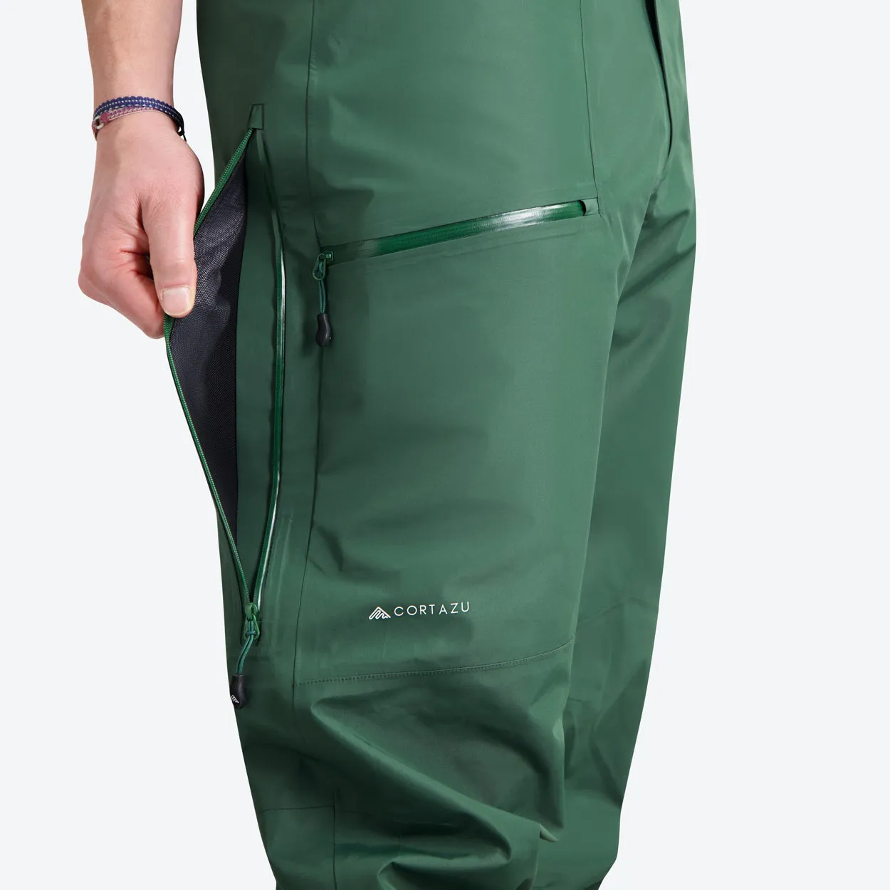 Insulated All weather Shell Pants Dark Green | Men