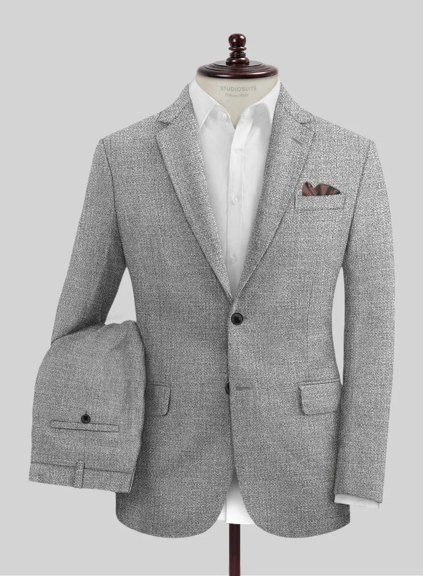 Italian Cotton Linen Hopsack Bartolo Suit