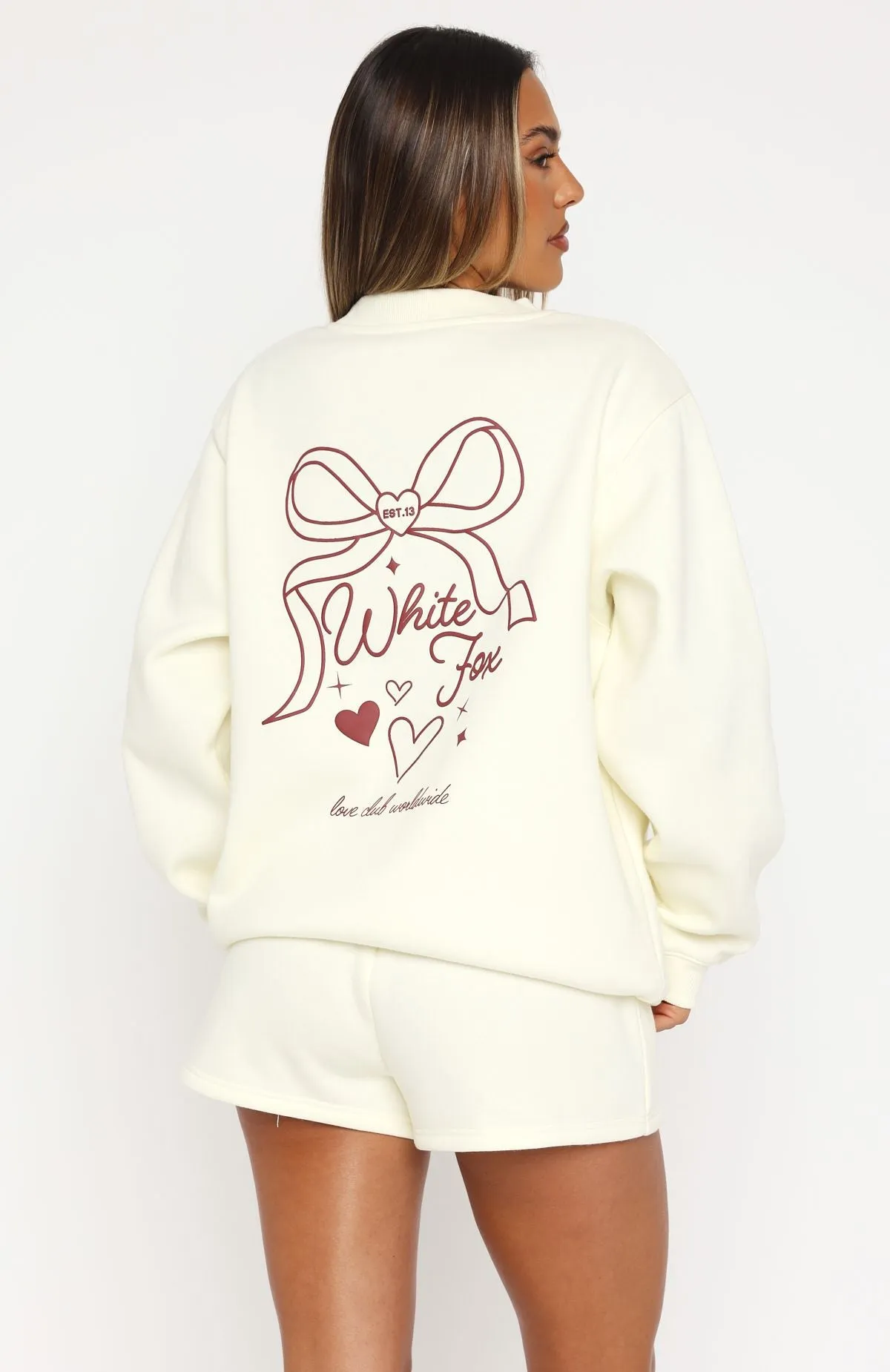 Love You Forever Oversized Sweater Cream