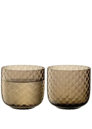 Lsa Dapple Tumbler Earth Brown X2