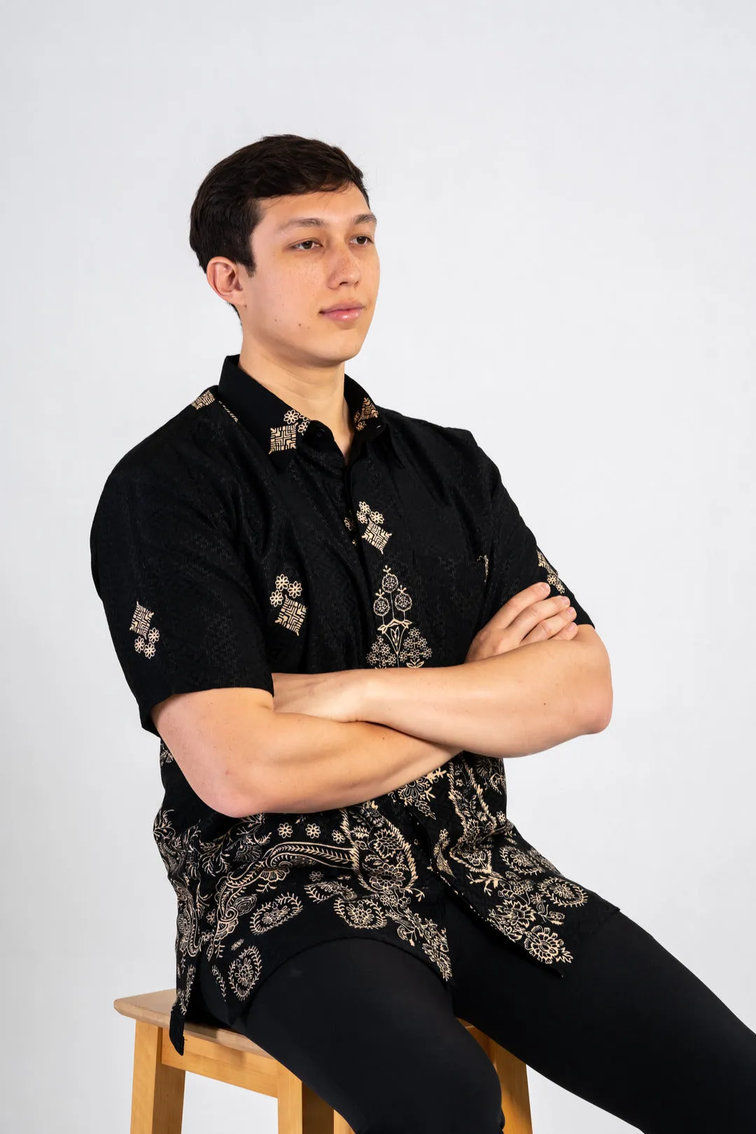 Men's Batik Shirt - Commander | Short Sleeves