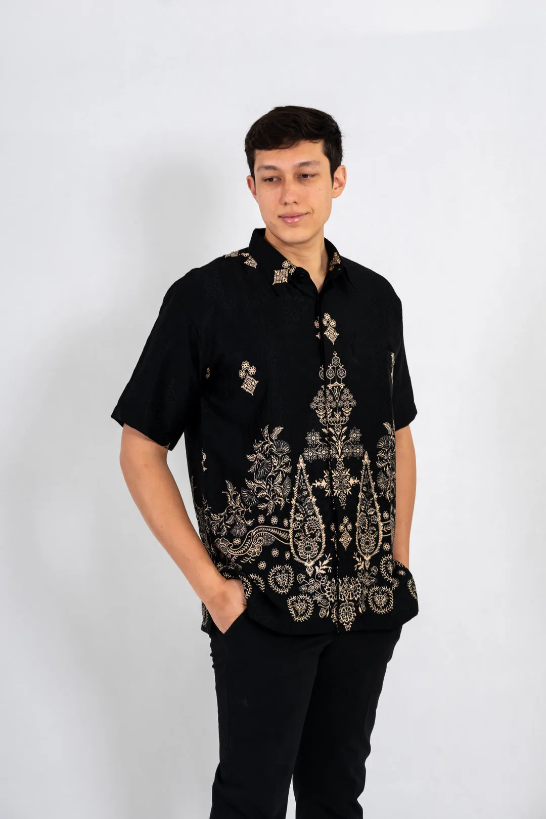 Men's Batik Shirt - Commander | Short Sleeves