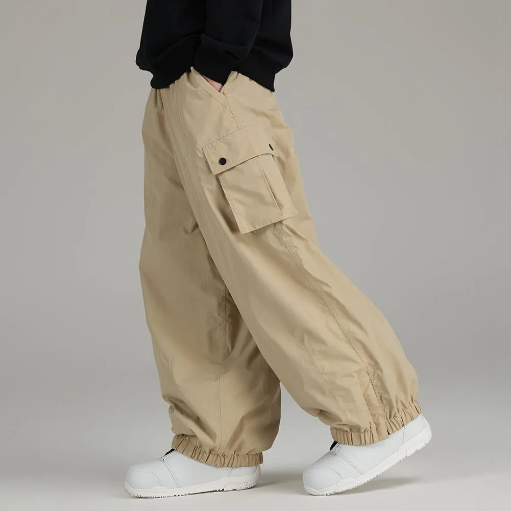 Men's Snowboard Baggy Pants Oversized Soft Shell Trousers