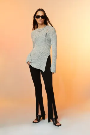 MESH KNIT SWEATER