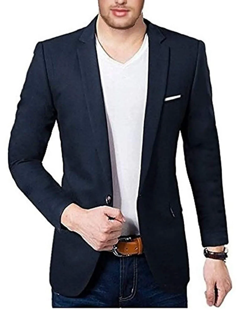 One Button Single Cut Formal Blazer