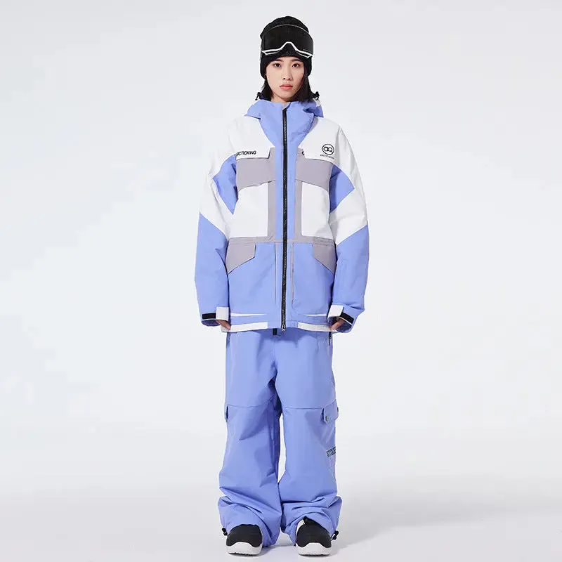 Outdoor Adventure Snow Jacket & Pants Set Luxury Sportswear