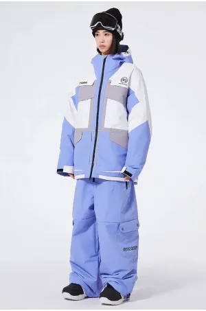 Outdoor Adventure Snow Jacket & Pants Set Luxury Sportswear