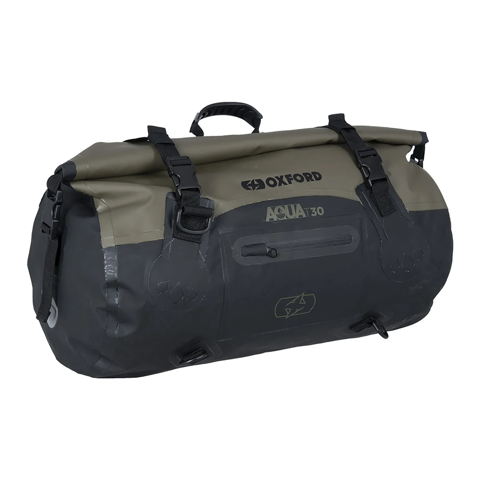 Oxford Roll Bag Aqua T30 - Black / Khaki