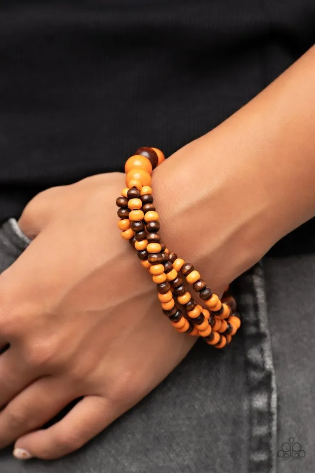 Paparazzi Bracelet ~ Oceania Oasis - Orange