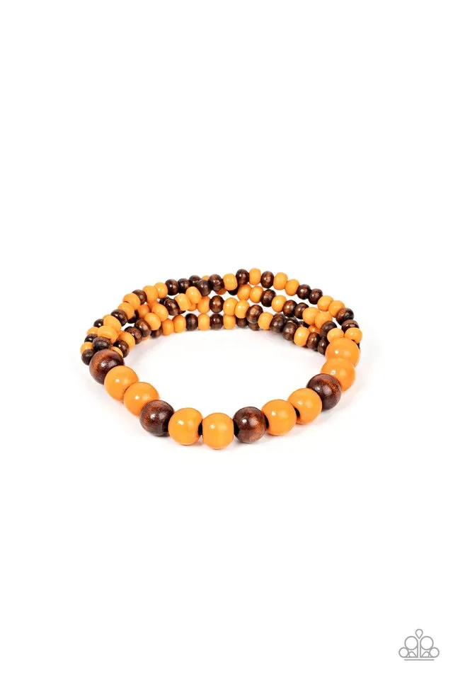 Paparazzi Bracelet ~ Oceania Oasis - Orange