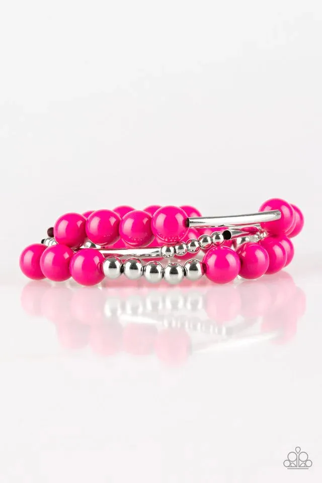 Paparazzi New Adventures - Pink Bracelets