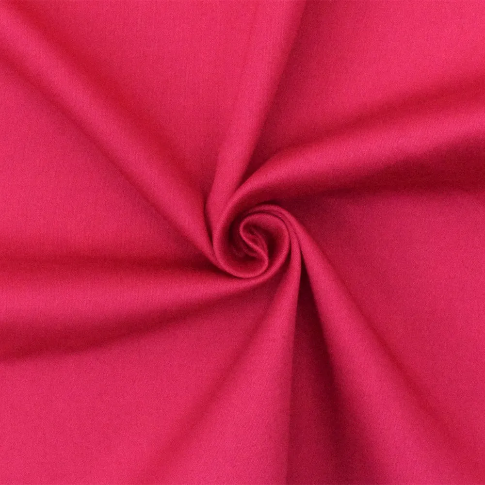 Pink Solid Stretch Cotton Spandex Satin Woven Fabric