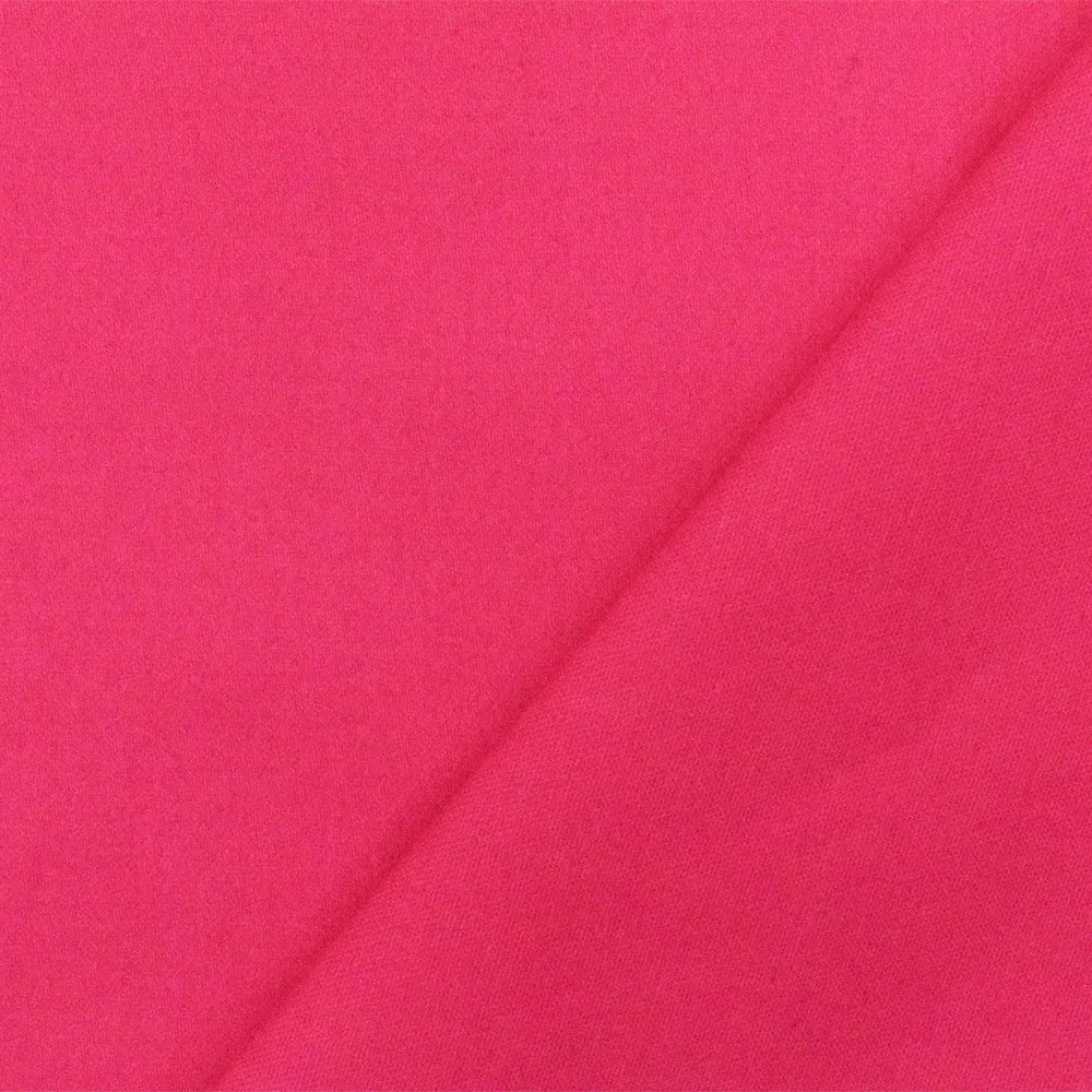 Pink Solid Stretch Cotton Spandex Satin Woven Fabric