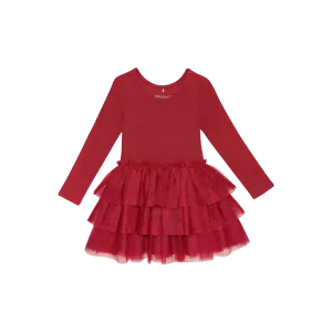 Posh Peanut Tulle Tiered Dress | Crimson Waffle