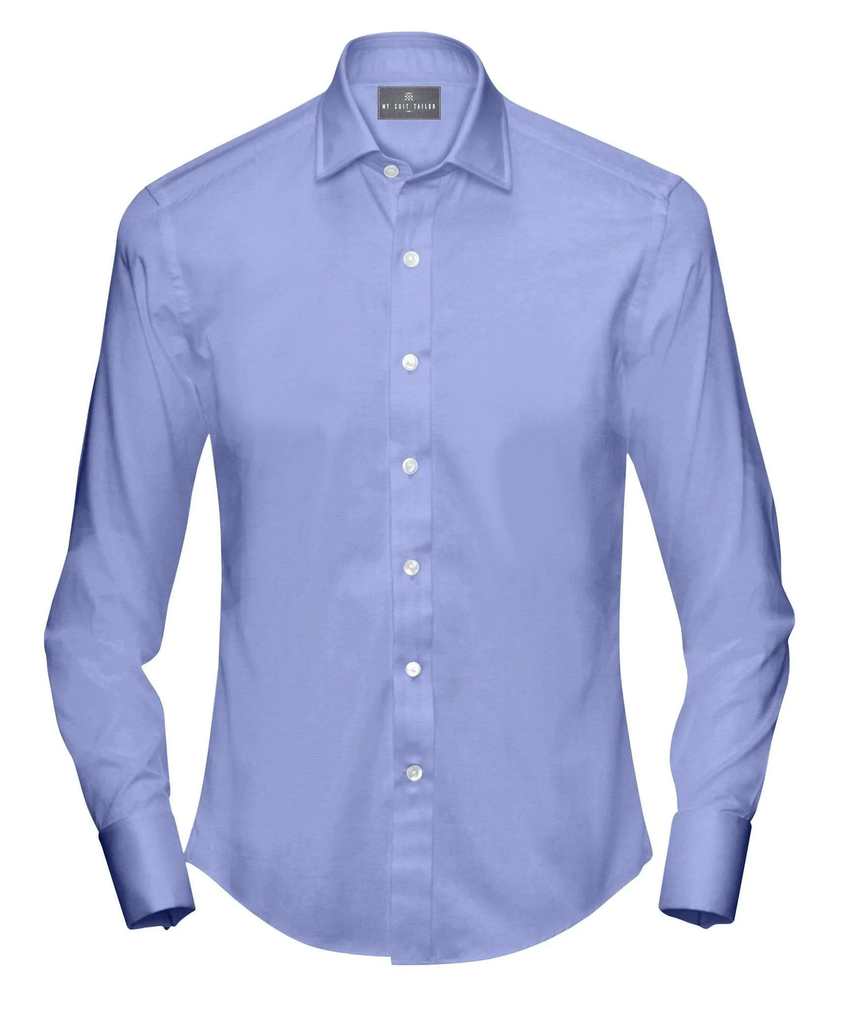 Powder Blue Twill Dress Shirt