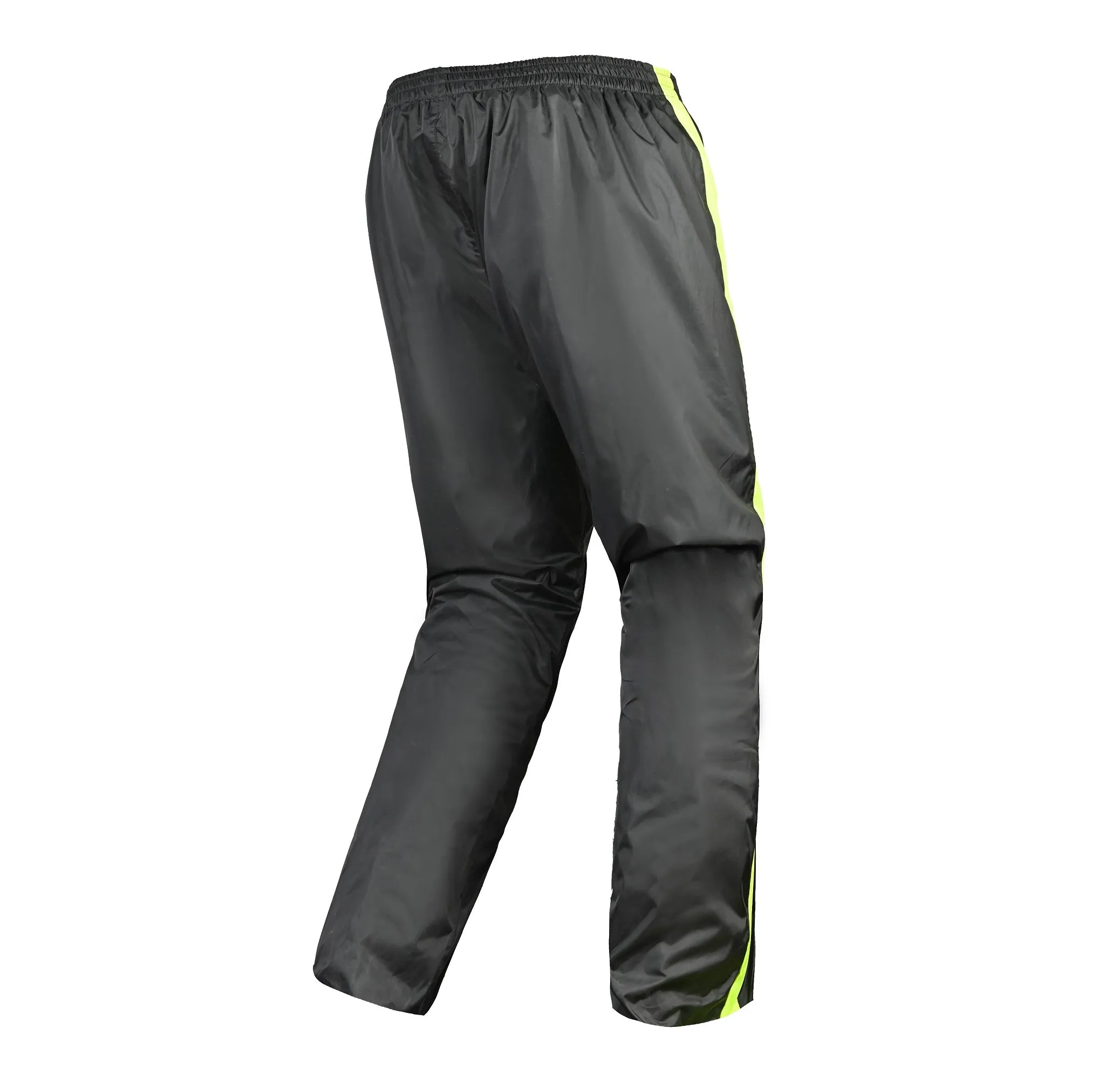 R-TECH Camou Waterproof Rain Tracker Trouser - Black Yellow Flouro