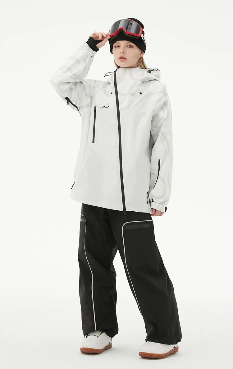 RandomPow Freestyle Reflective Guard Snow Pants - Unisex