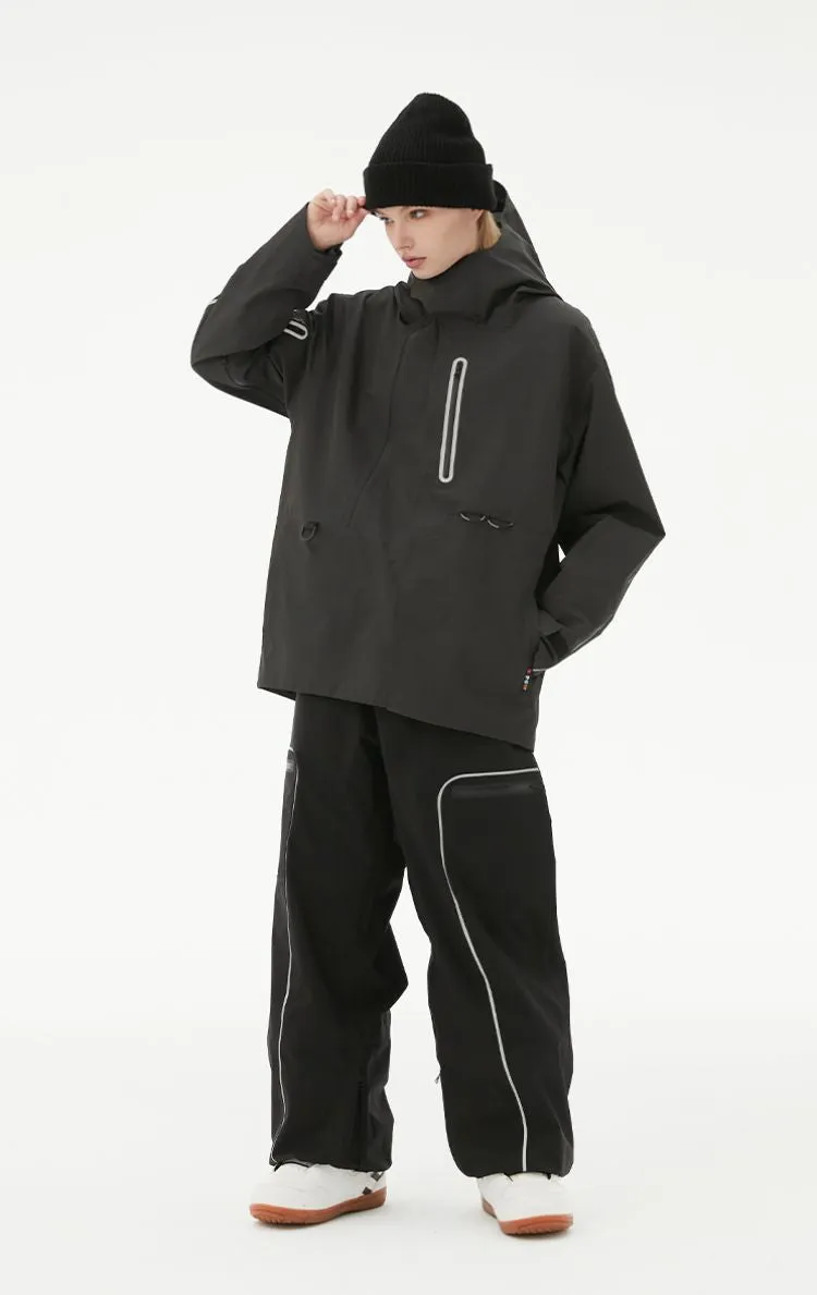 RandomPow Freestyle Reflective Guard Snow Pants - Unisex