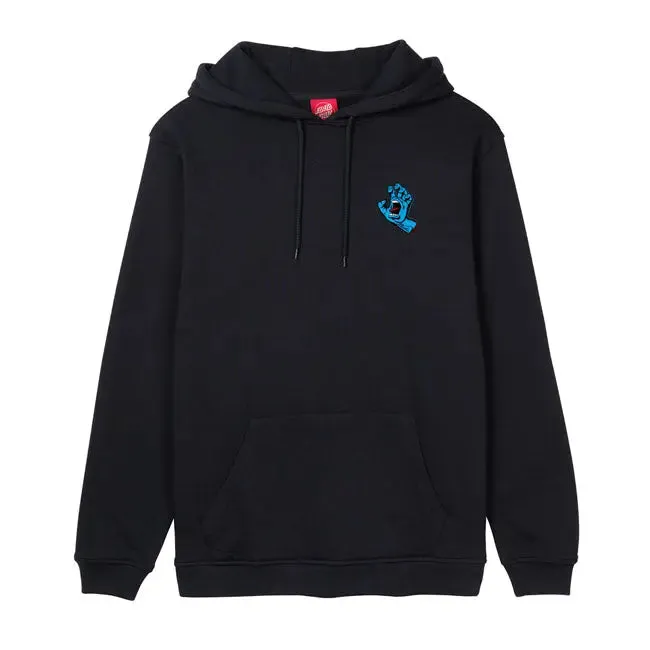 Santa Cruz Screaming Hand Chest Hoodie Black