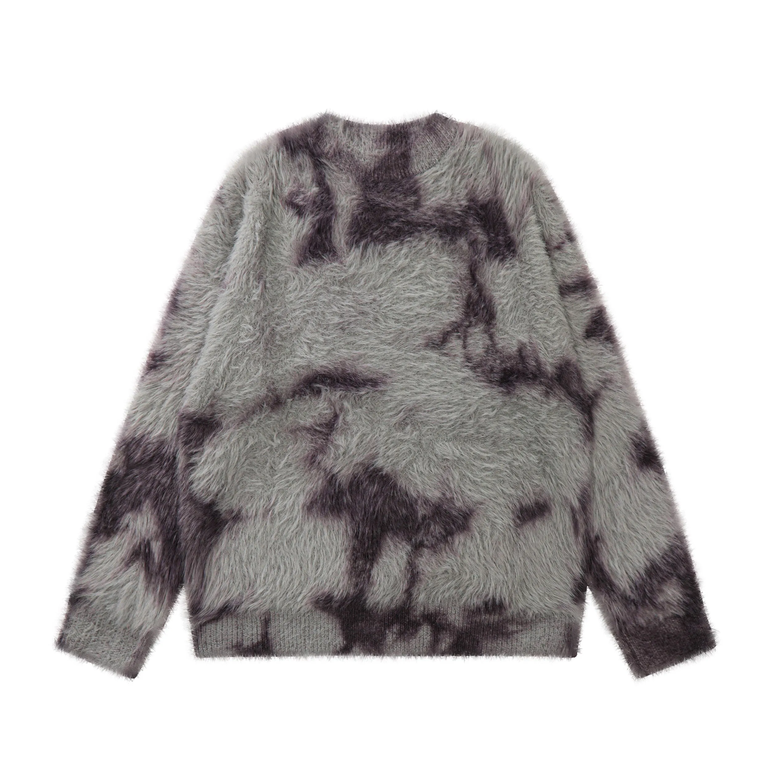 Serene Swirl Furry Sweater