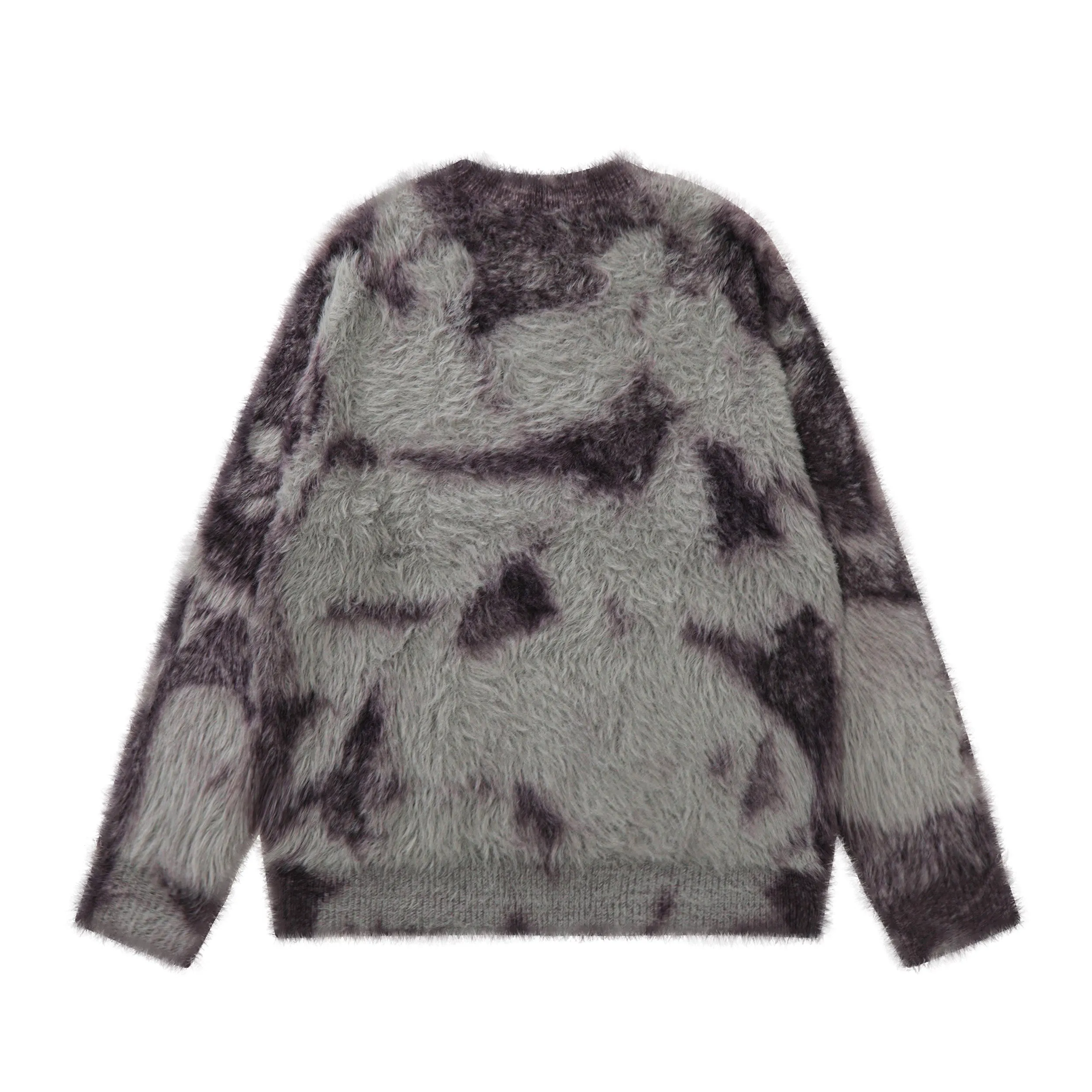 Serene Swirl Furry Sweater