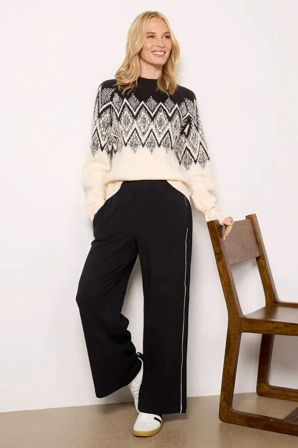 Siren Relaxed Jacquard Sweater