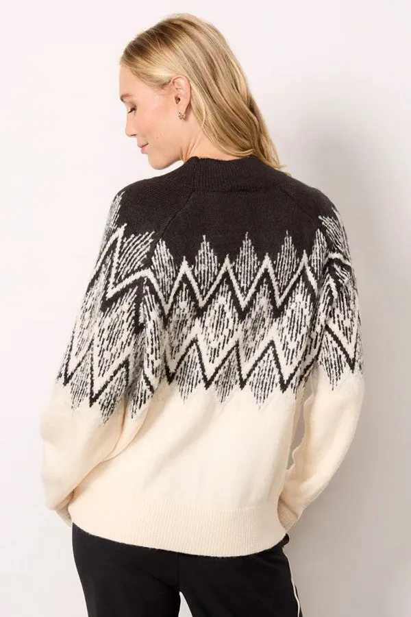 Siren Relaxed Jacquard Sweater